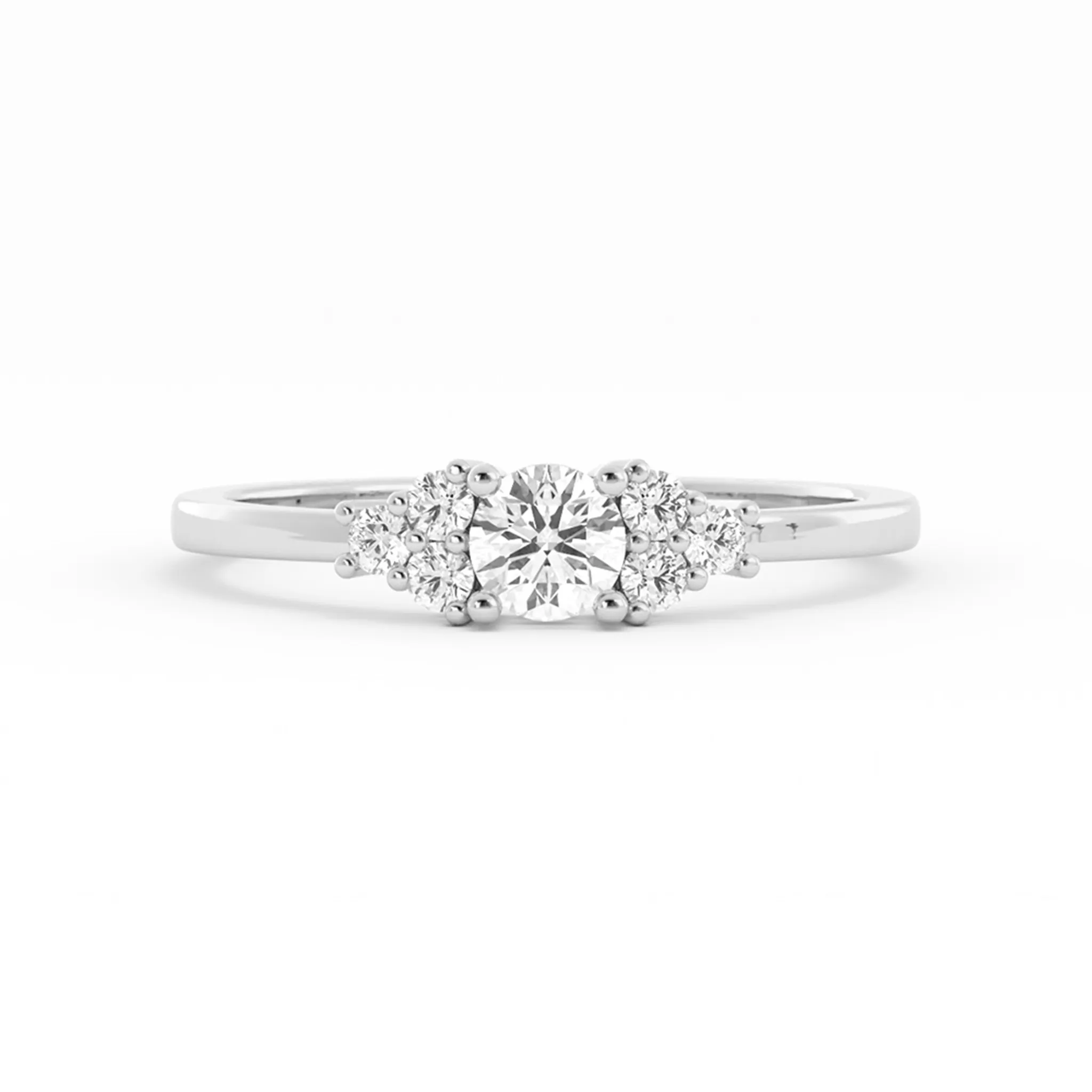 0.25ct Lab Grown Diamond Round Solitaire Platinum Engagement Ring