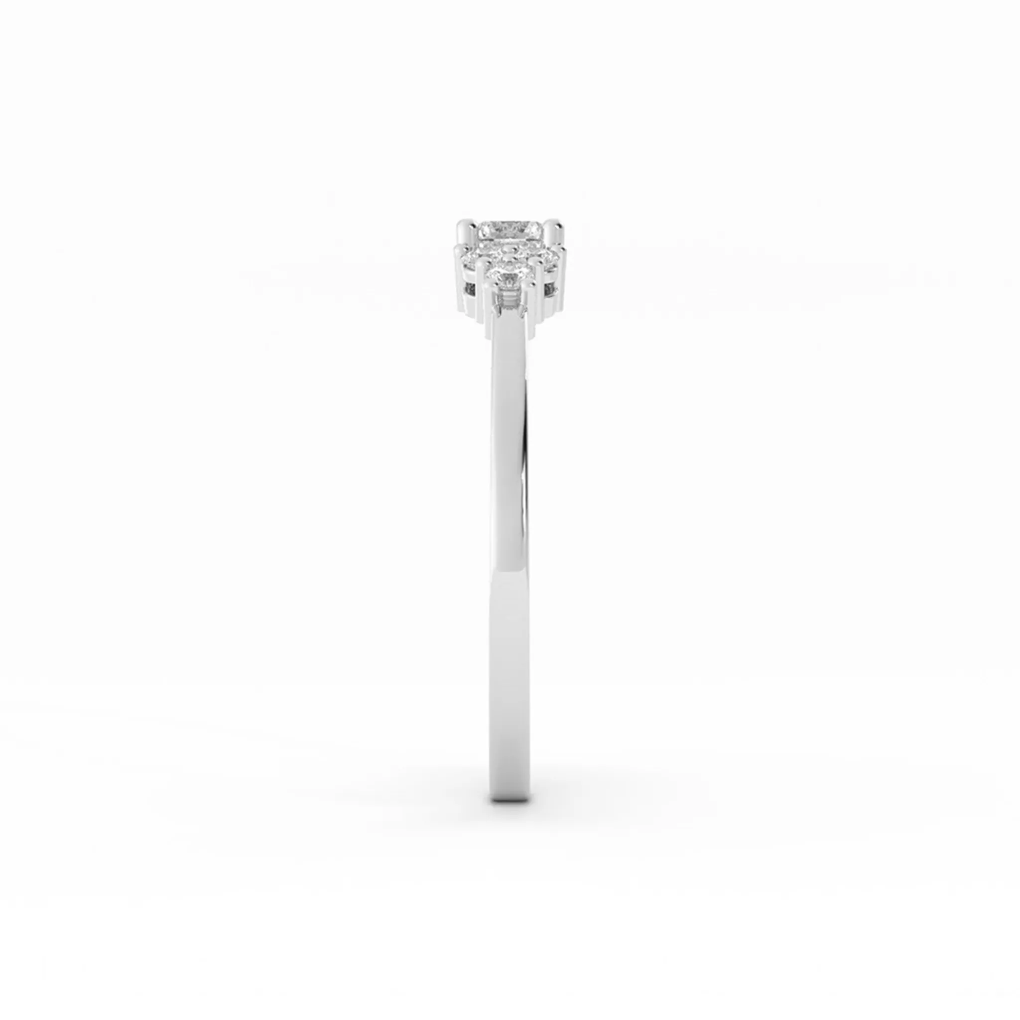 0.25ct Lab Grown Diamond Round Solitaire Platinum Engagement Ring