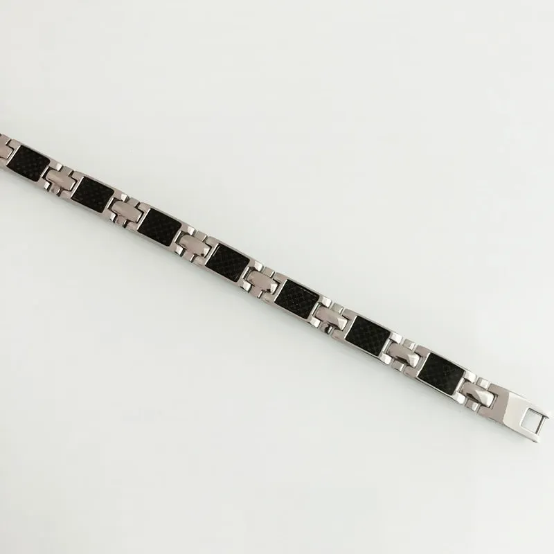 10MM Wide Cross Bracelet for Men Therapeutic Magnetic Men