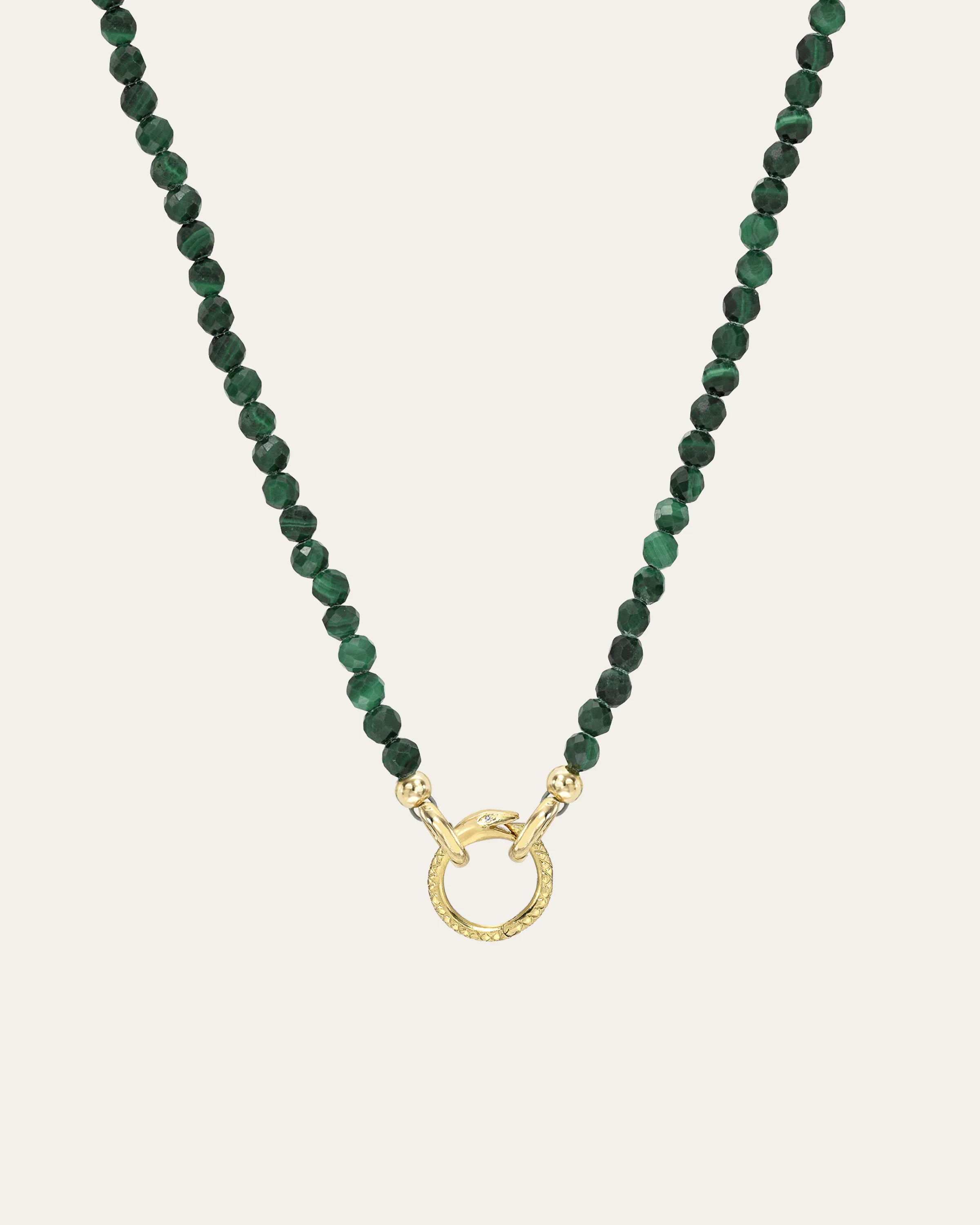 14k Gold Charm Enhancer Chain Necklace