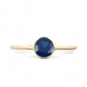 14K Gold Filled Lab Sapphire Stacking Ring
