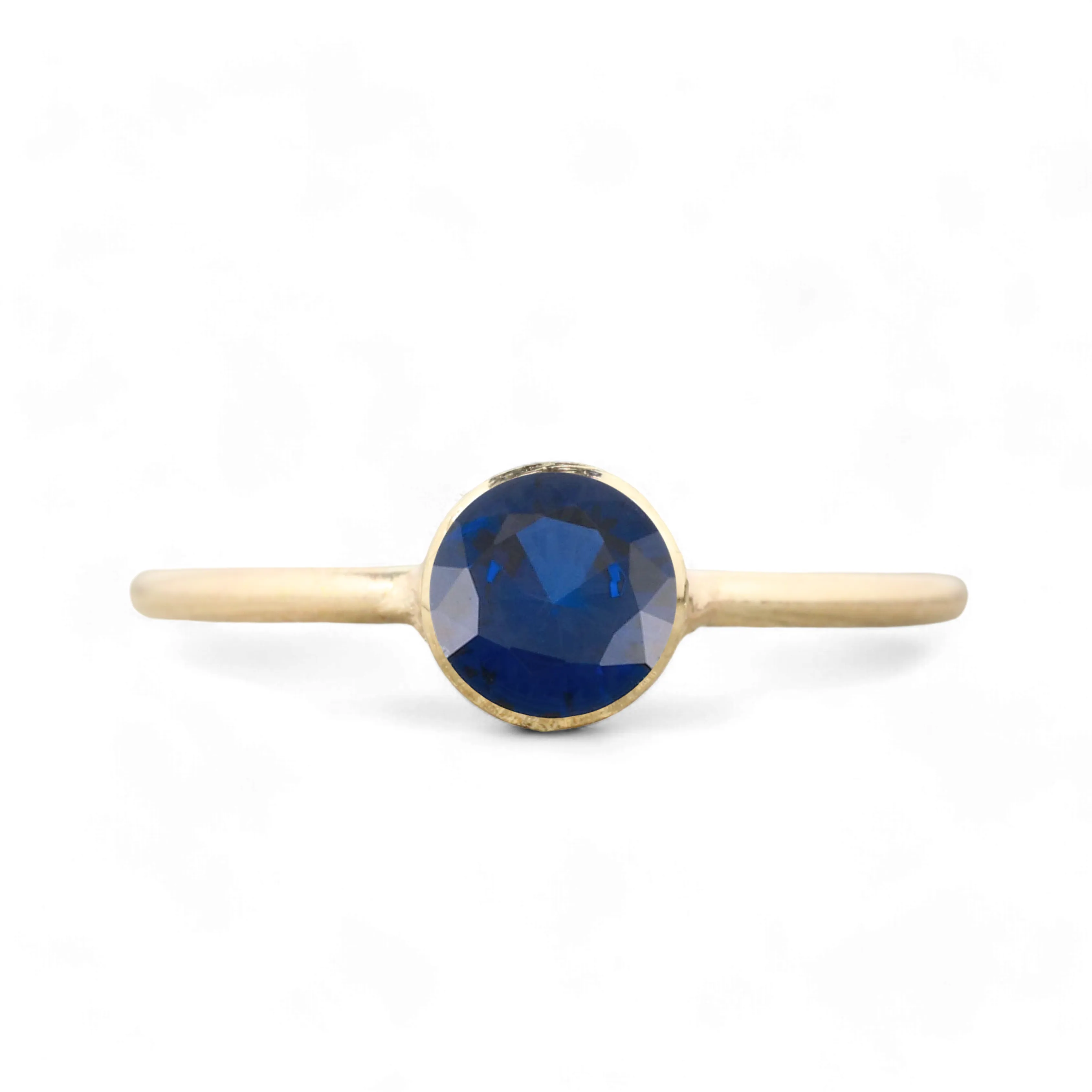 14K Gold Filled Lab Sapphire Stacking Ring
