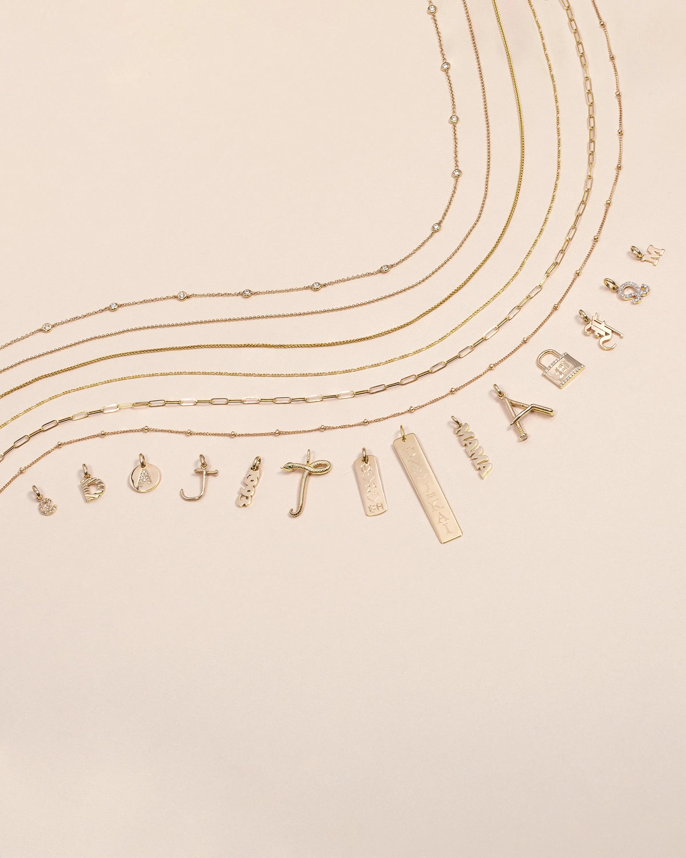 14k Gold Open Link Chain Necklace