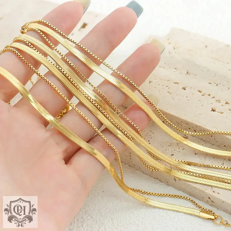 18K Gold Double-Layered Versatile Anklet