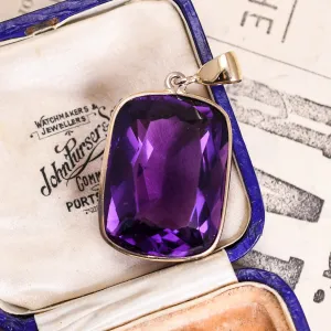 1940's Siberian Amethyst Pendant