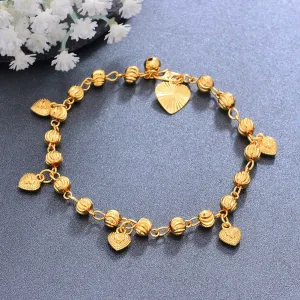21CM Trendy Chain Gold Colour Bracelet For Men/Women
