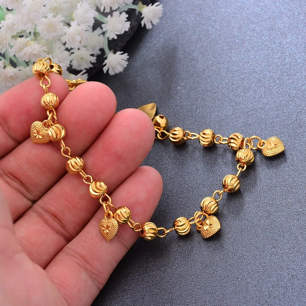 21CM Trendy Chain Gold Colour Bracelet For Men/Women