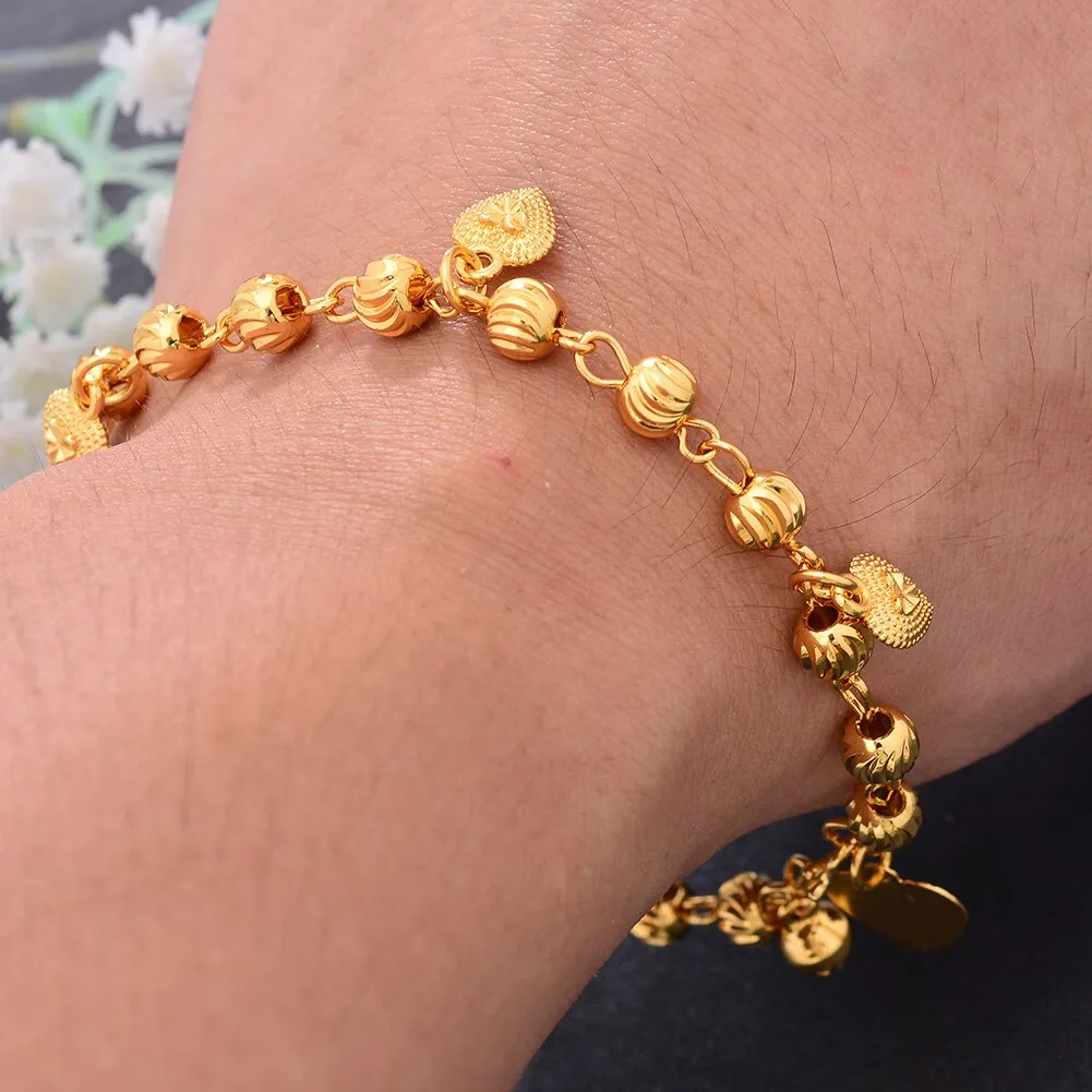 21CM Trendy Chain Gold Colour Bracelet For Men/Women