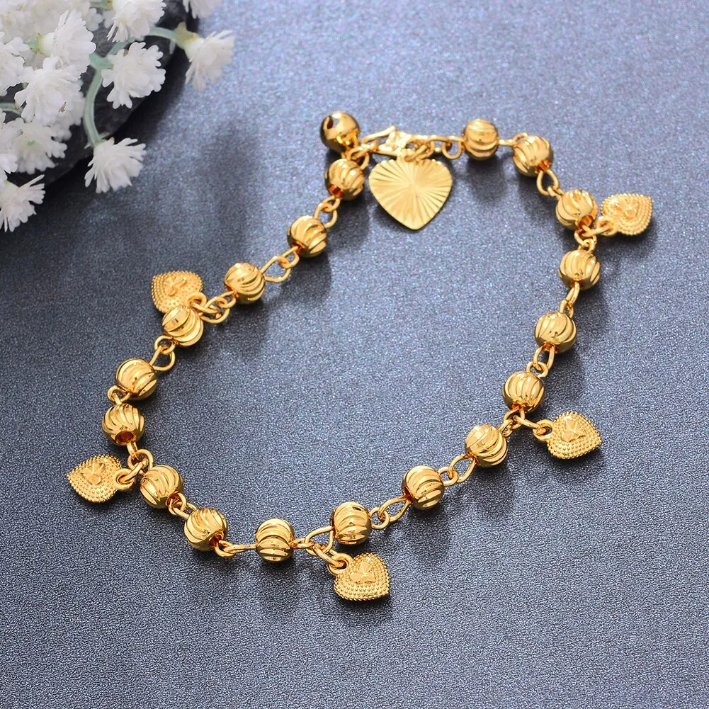 21CM Trendy Chain Gold Colour Bracelet For Men/Women
