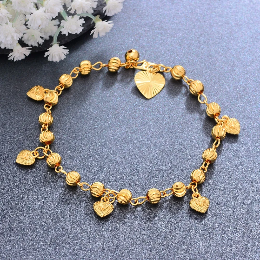 21CM Trendy Chain Gold Colour Bracelet For Men/Women