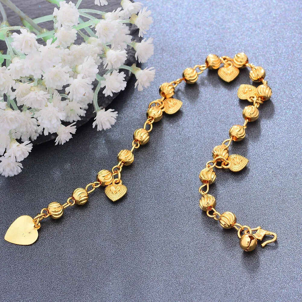 21CM Trendy Chain Gold Colour Bracelet For Men/Women