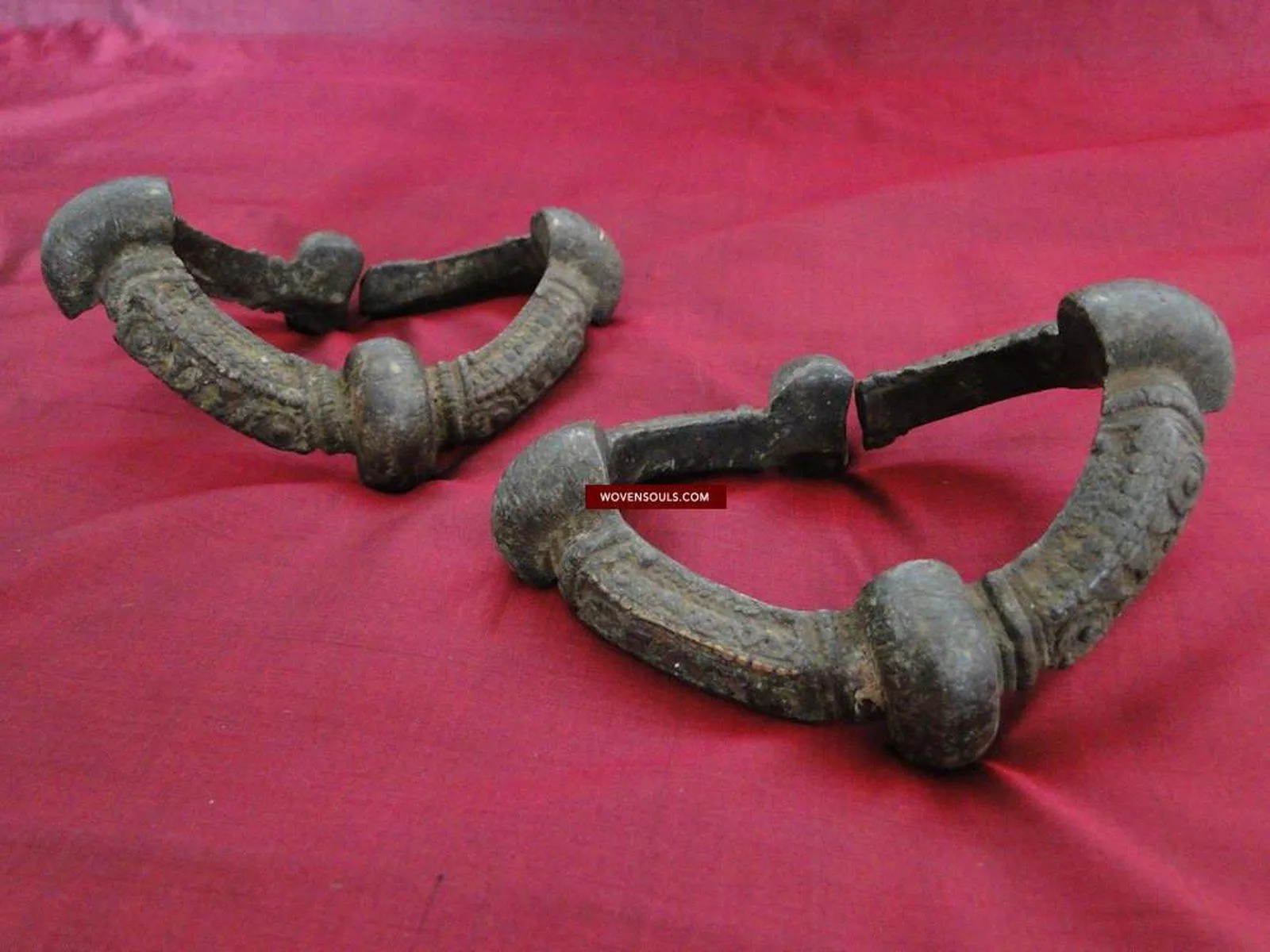 248 Old Orissa Adivasi Tribal Anklets Jewelry