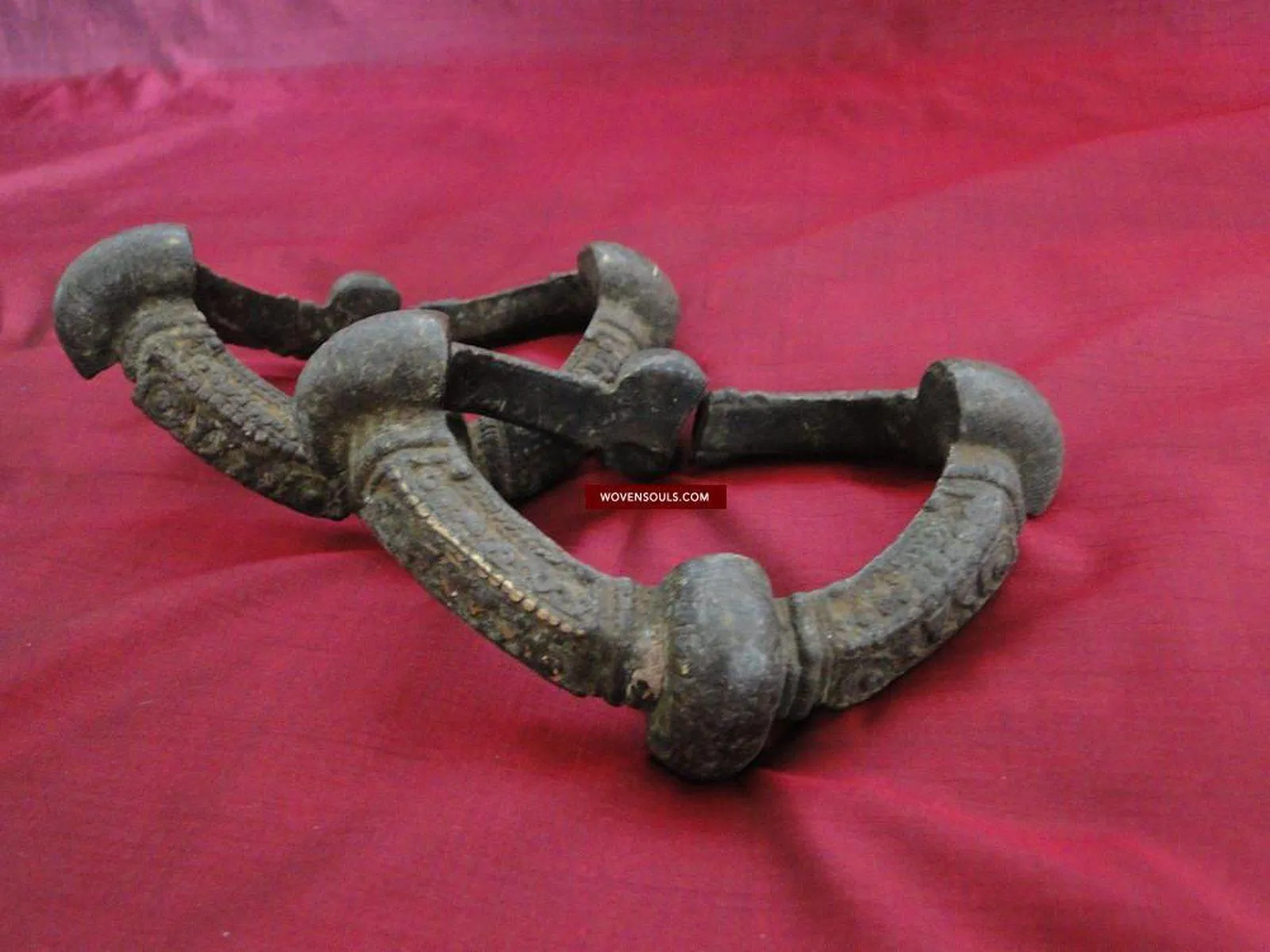 248 Old Orissa Adivasi Tribal Anklets Jewelry