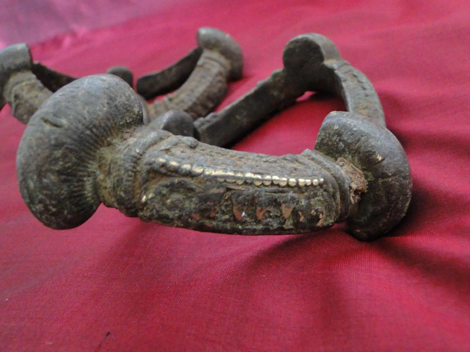 248 Old Orissa Adivasi Tribal Anklets Jewelry