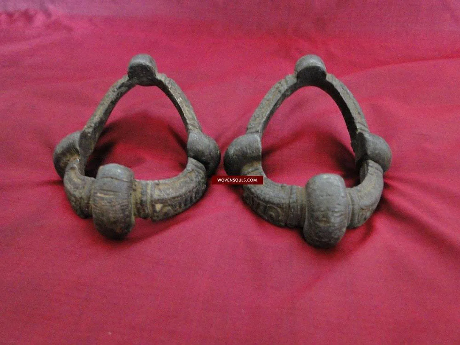 248 Old Orissa Adivasi Tribal Anklets Jewelry