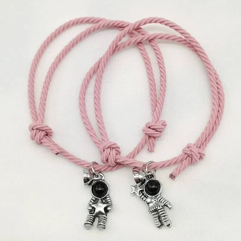 2pieces Couple Magnet Attract Each Other Creative  Bracelet