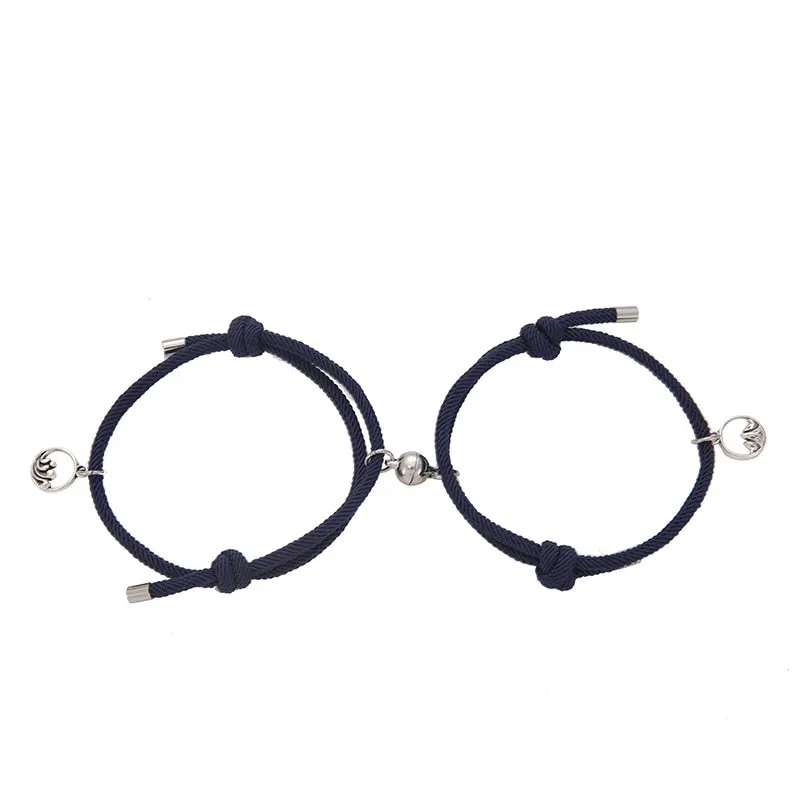 2pieces Couple Magnet Attract Each Other Creative  Bracelet