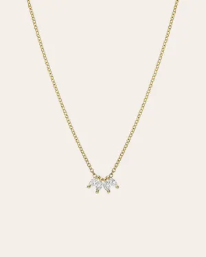 4 Marquise Diamond Necklace