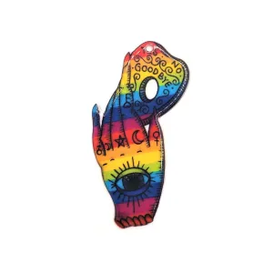 4 or 20 Pieces: Large Rainbow Ouija Divination Fortune Teller Hands - Double Sided