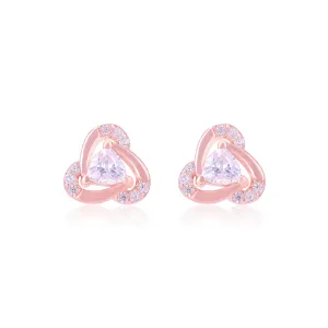 925 Sterling Silver Modern Triangle Earrings for Women