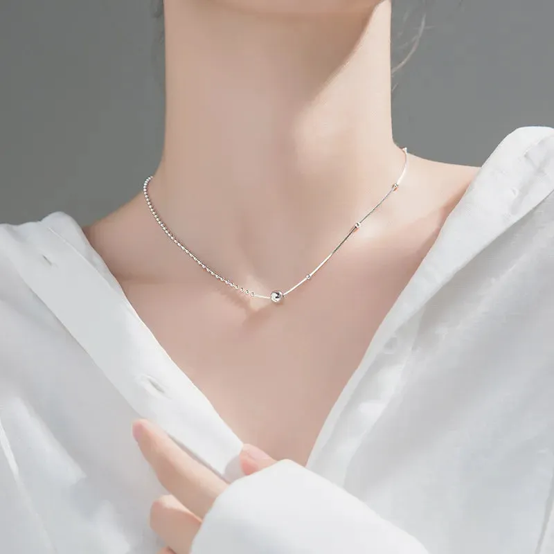 925 Sterling Silver Snake Bone Chain