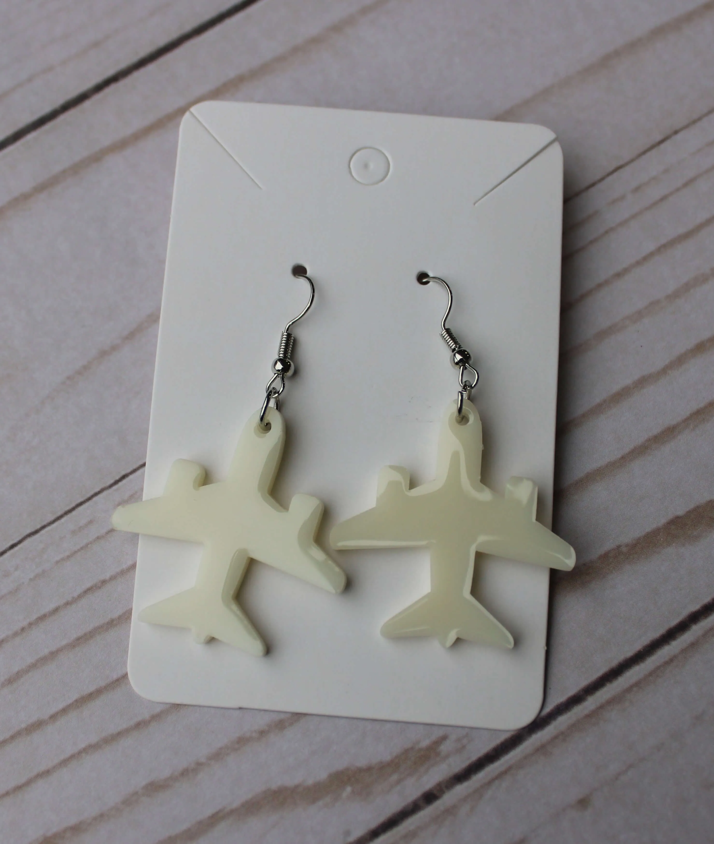 Airplane Dangle Earrings Aircraft Earrings