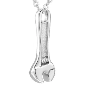 AIWENXI Cremation Jewelry for Ashes Stainless Steel Hammer Pendant Locket Keepsake Memorial Ash Jewelry Cremation Urn Necklace for Men/Women