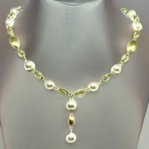 Akoya Pearl Necklace Earrings Set 9.8 mm 25.5" 14k Gold Certified $9,500 715357