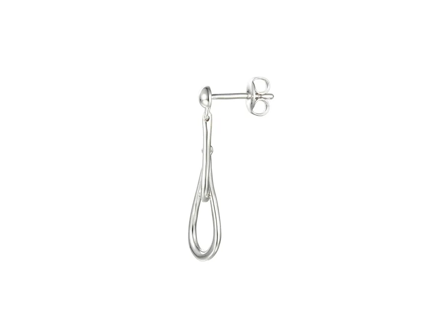 Amore Argento Sterling Silver Double Drop Earrings