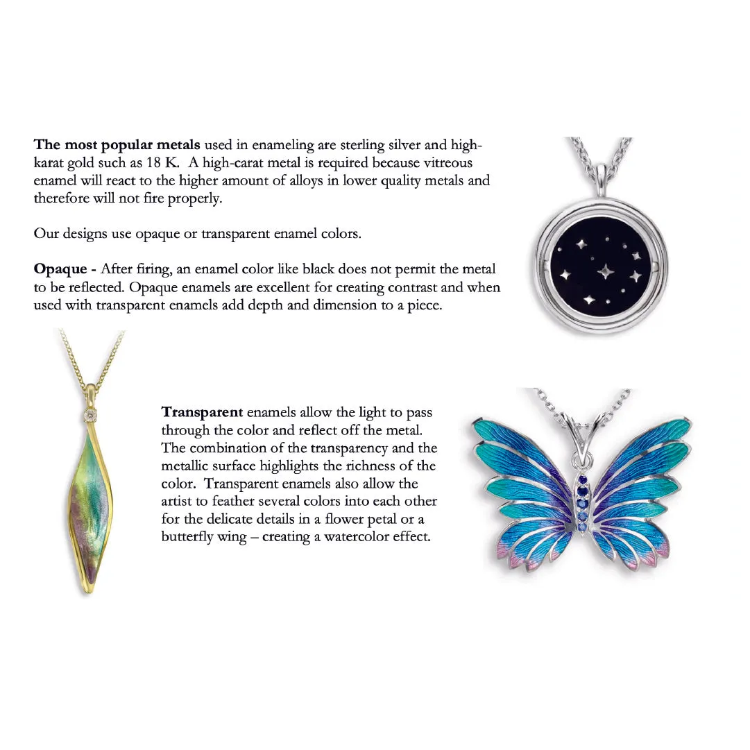 Aqua Blue Butterfly Rhodium Plated Chain Pendants
