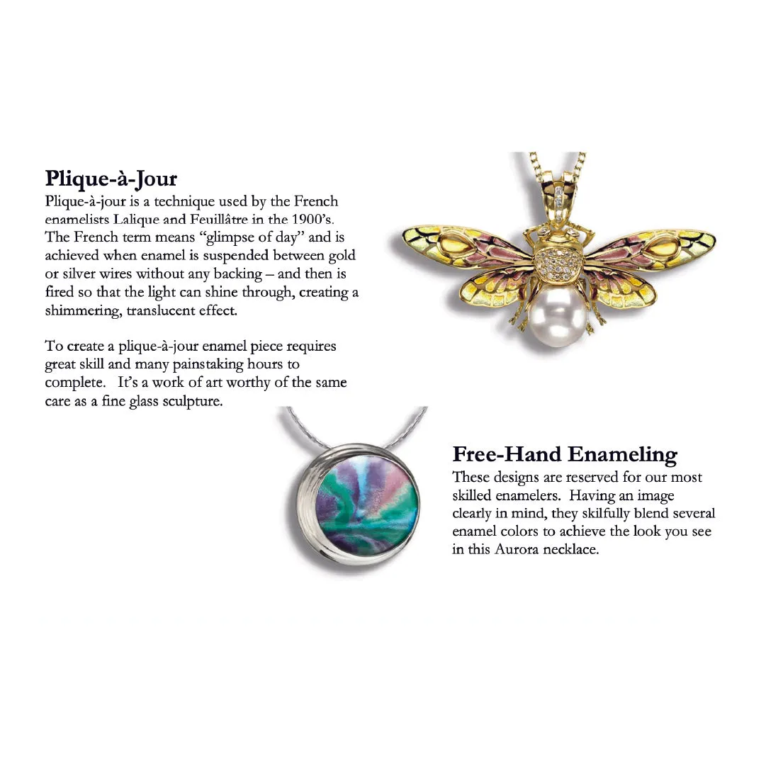 Aqua Blue Butterfly Rhodium Plated Chain Pendants