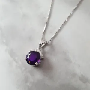 Arizona Amethyst Gold Jewelry Sunrise Pendant