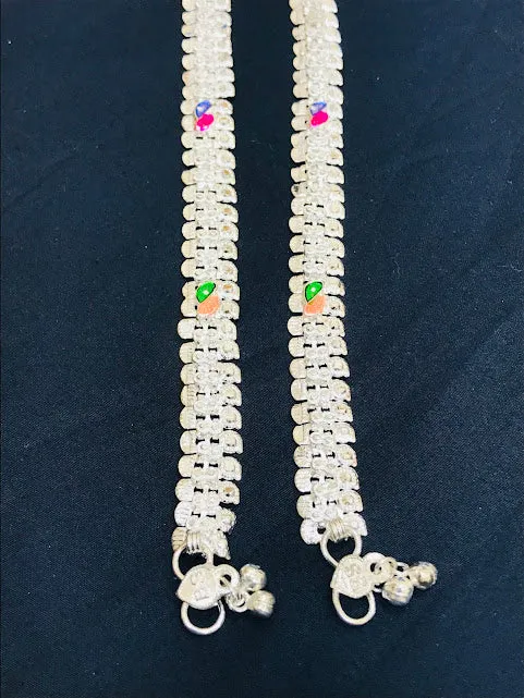 Attractive Artificial Stone Alloy Designer Anklets For Women