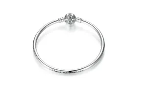 Authentic Sterling Silver Bangles Bracelets For Men