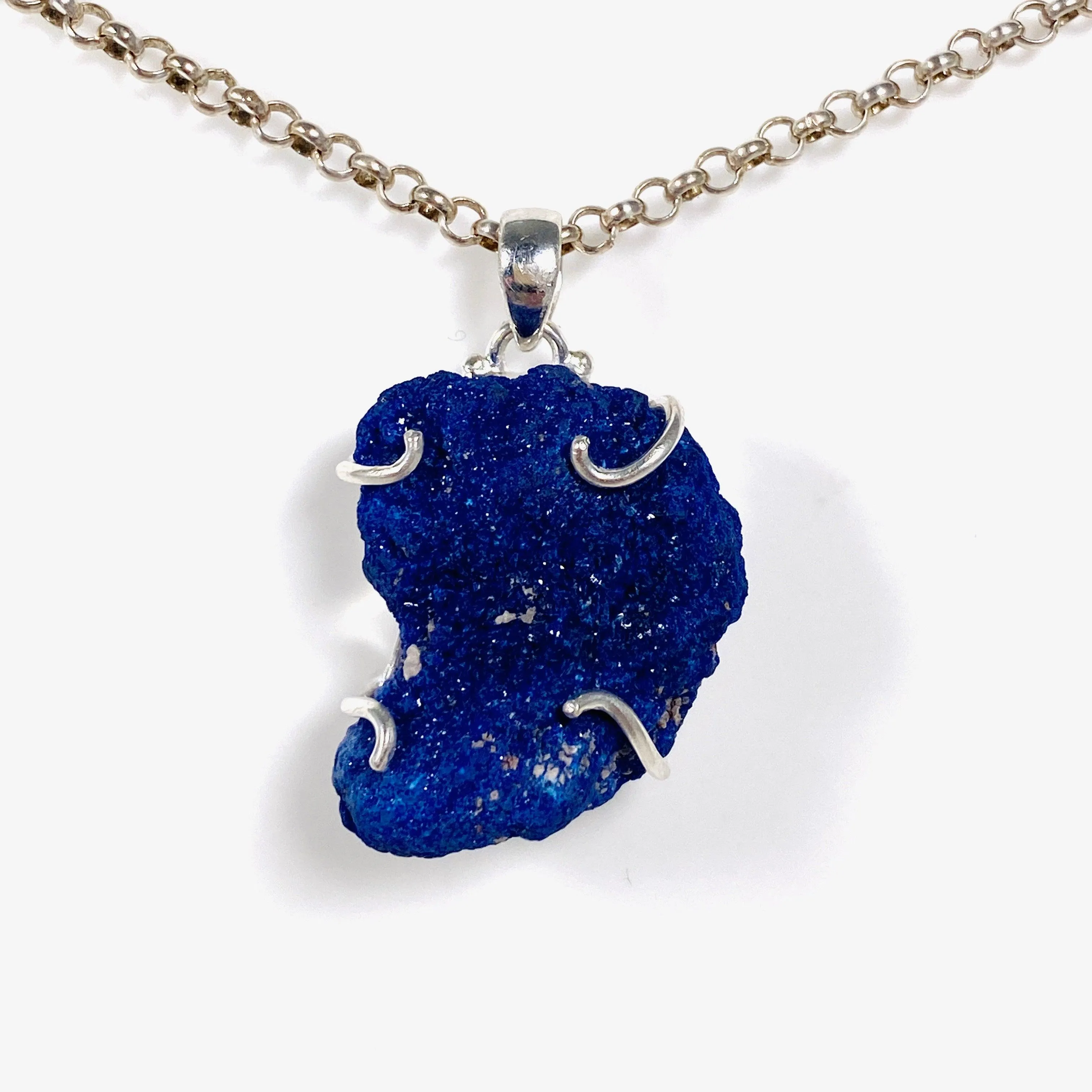 Azurite Druzy Pendant LPGJ-04