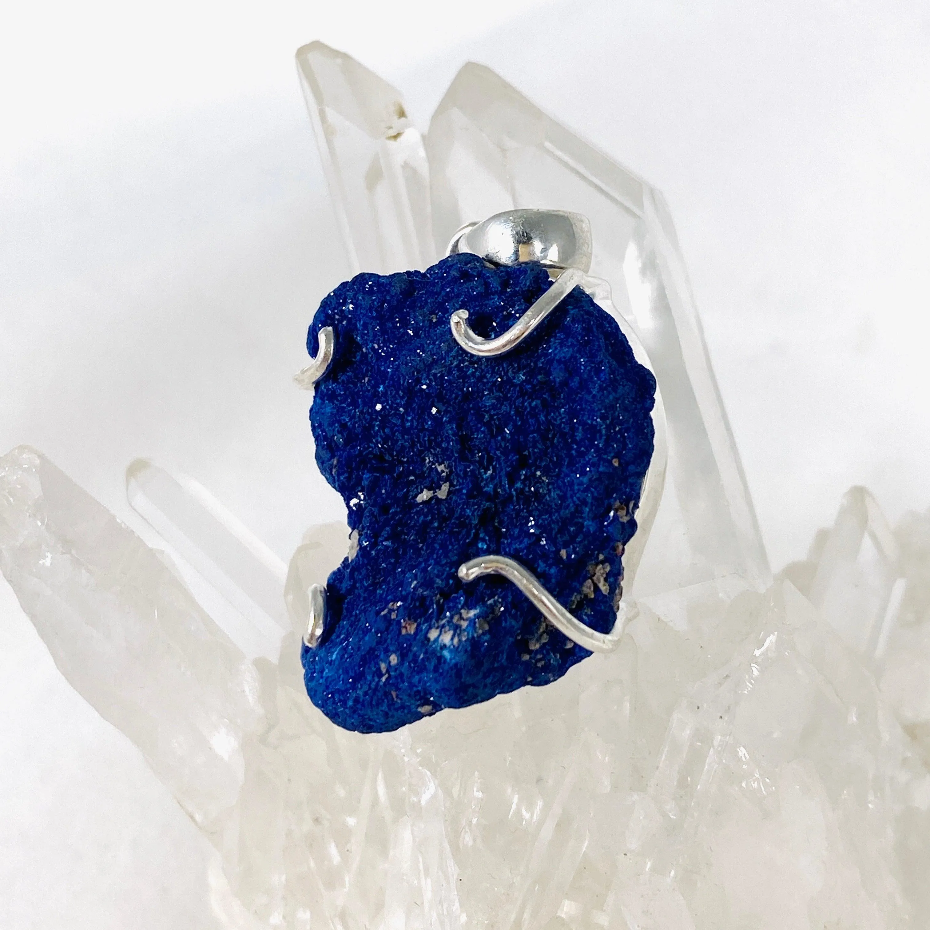 Azurite Druzy Pendant LPGJ-04