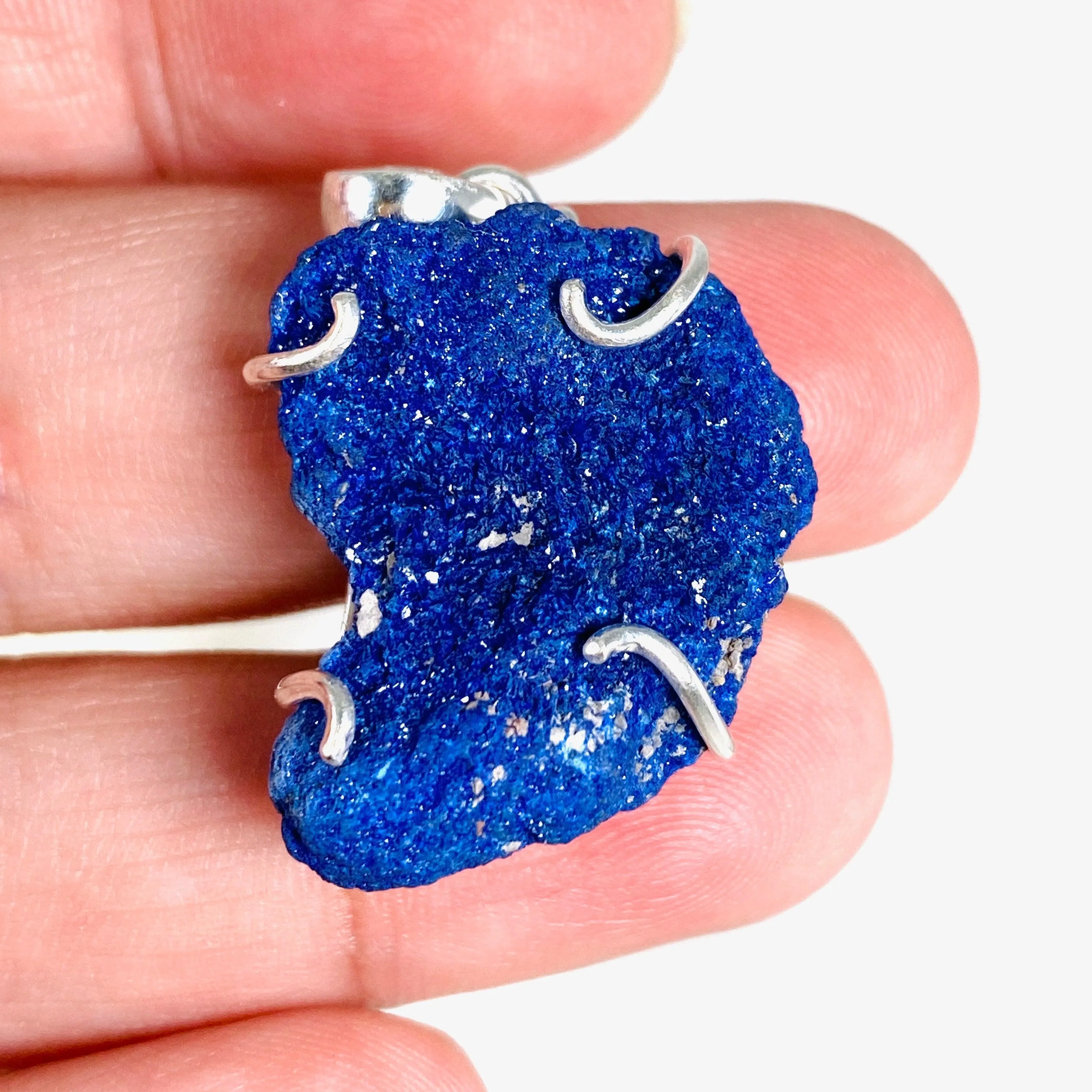 Azurite Druzy Pendant LPGJ-04