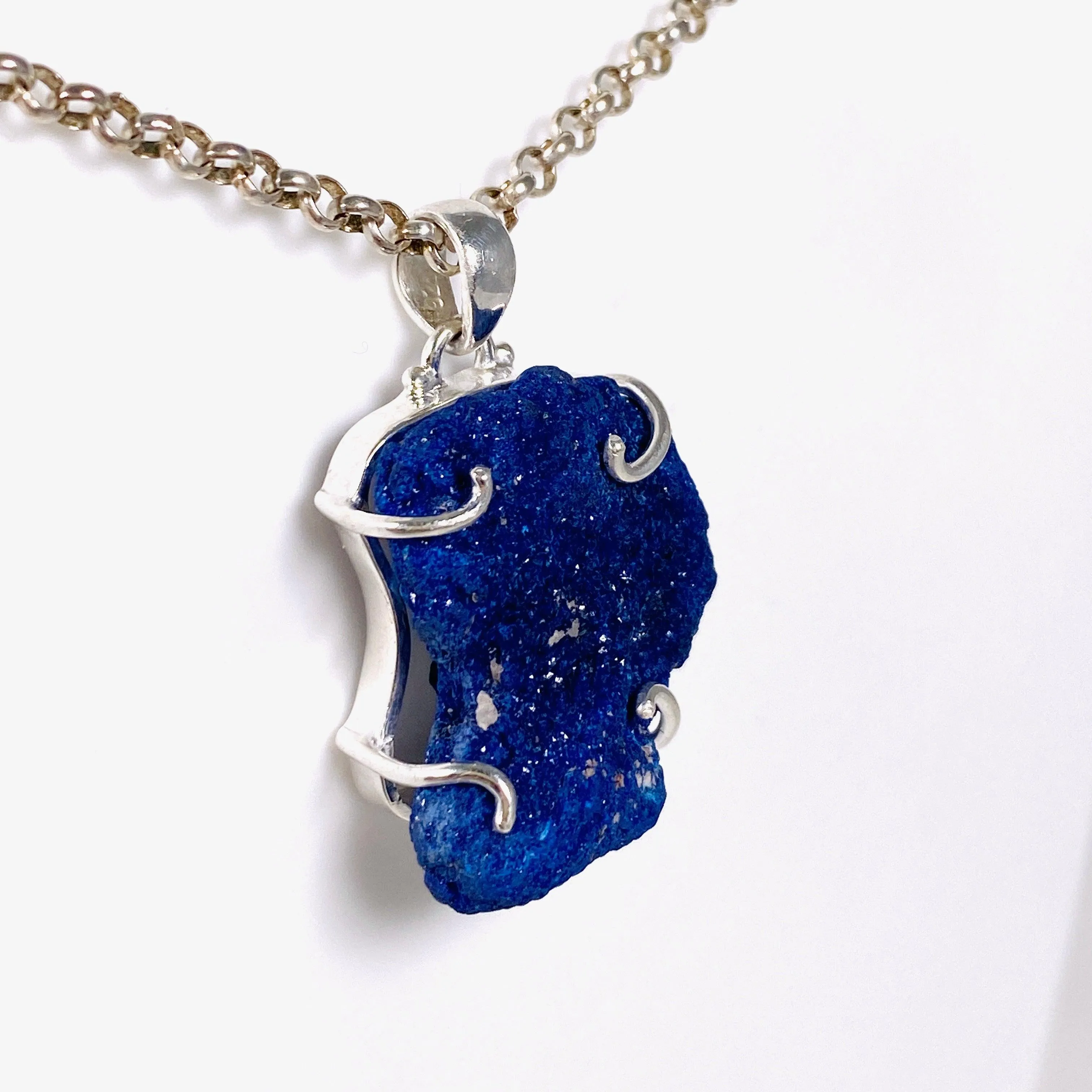 Azurite Druzy Pendant LPGJ-04