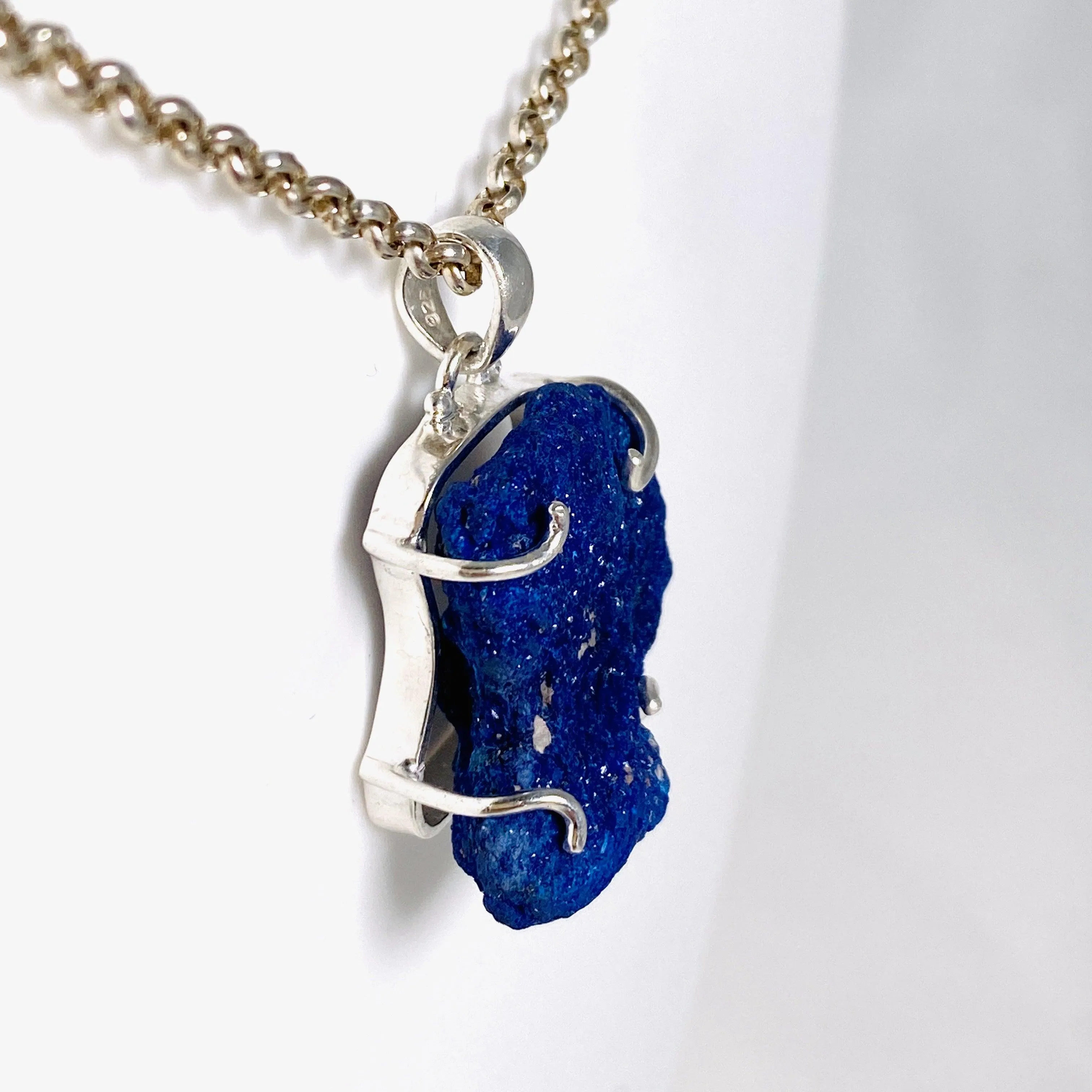 Azurite Druzy Pendant LPGJ-04