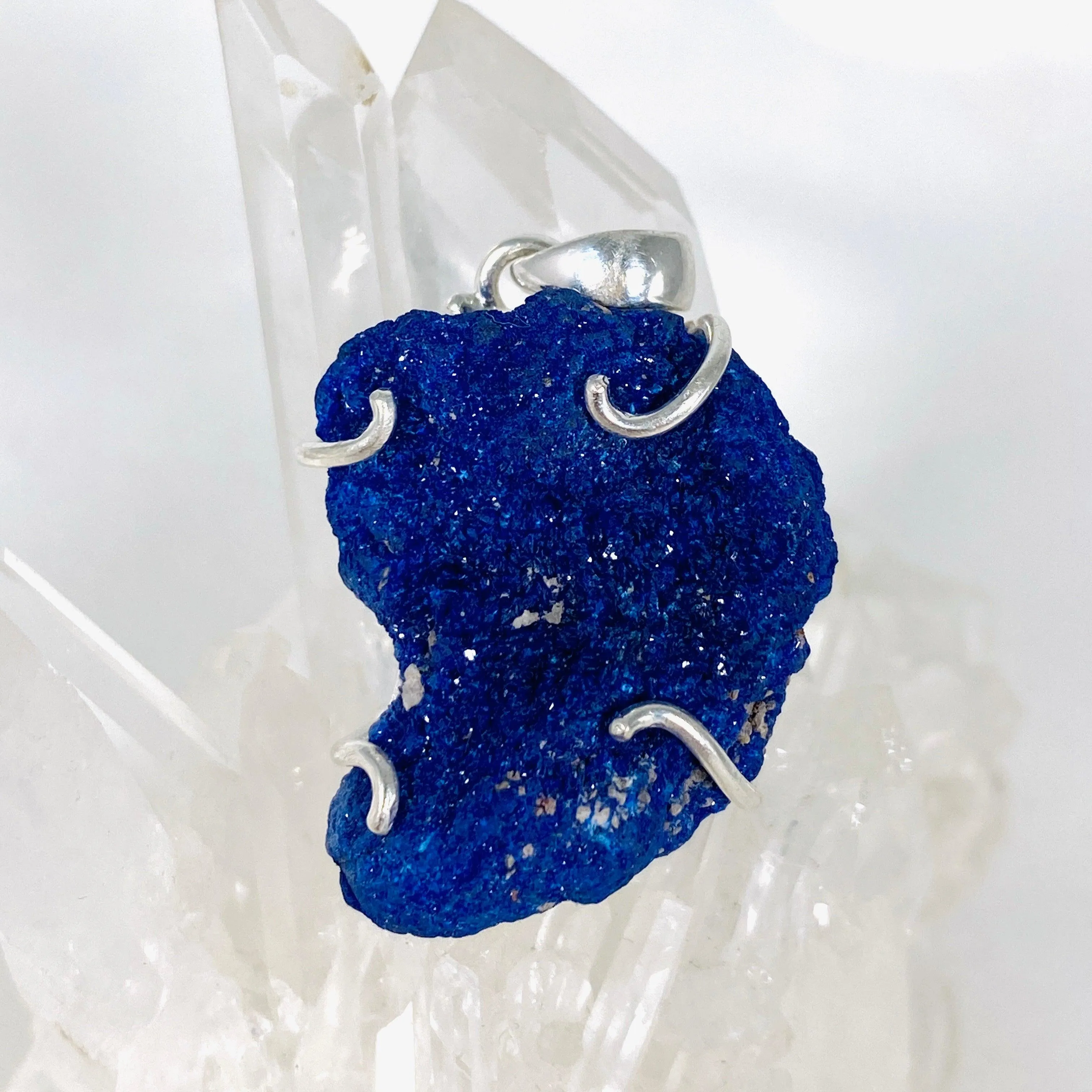 Azurite Druzy Pendant LPGJ-04