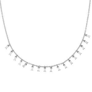 Baguette Drops Necklace W-D-L