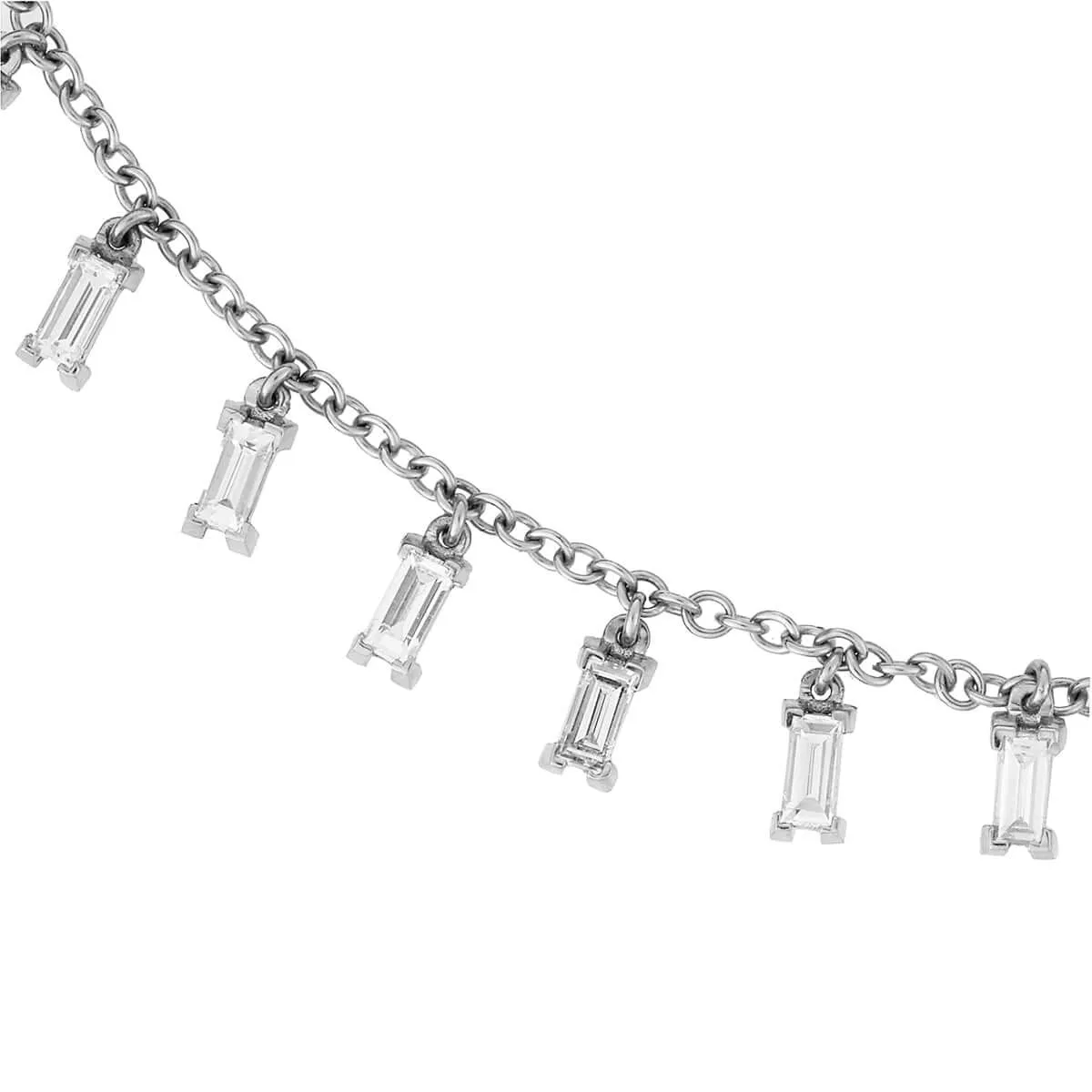 Baguette Drops Necklace W-D-L