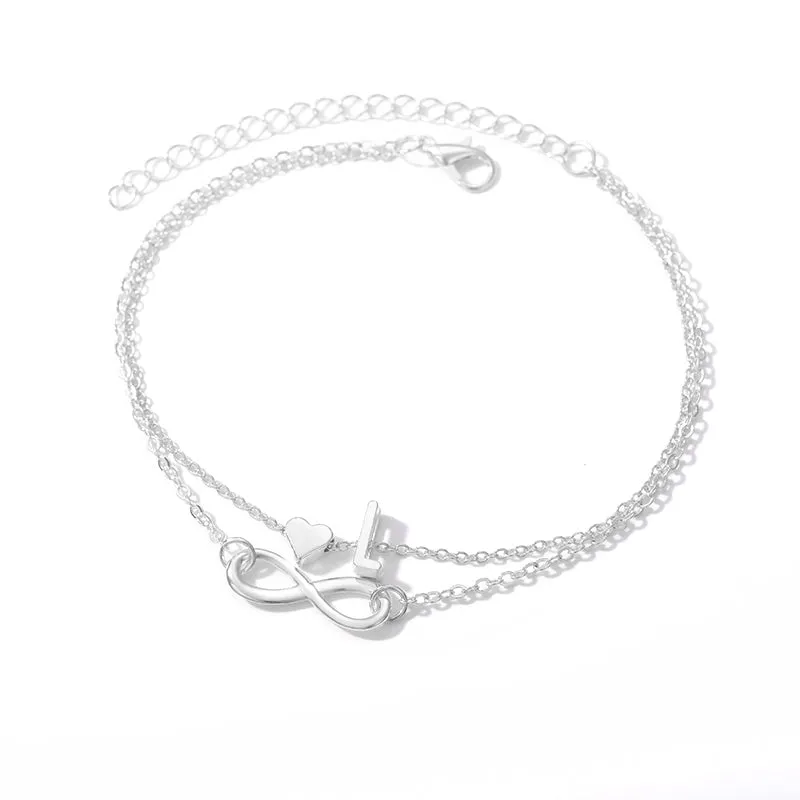 Beach chain clavicle Anklet