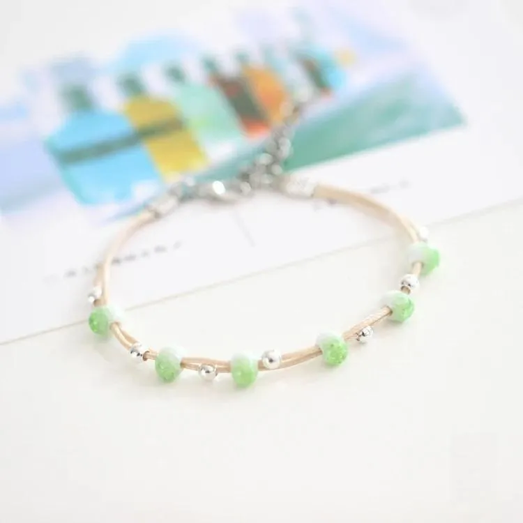 Beautiful  Small and simple art fashion women's  ceramic bracelet