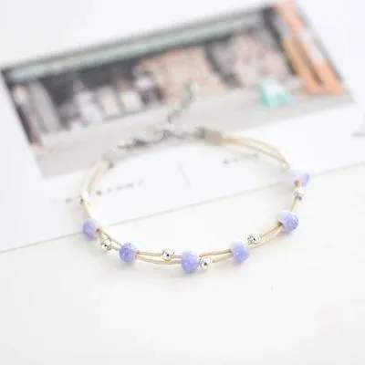 Beautiful  Small and simple art fashion women's  ceramic bracelet