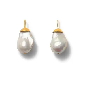 Big Baroque Pearl Earring