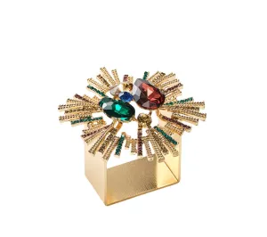 Bijoux Napkin Ring in Multi, Set of 4 in a Gift Box