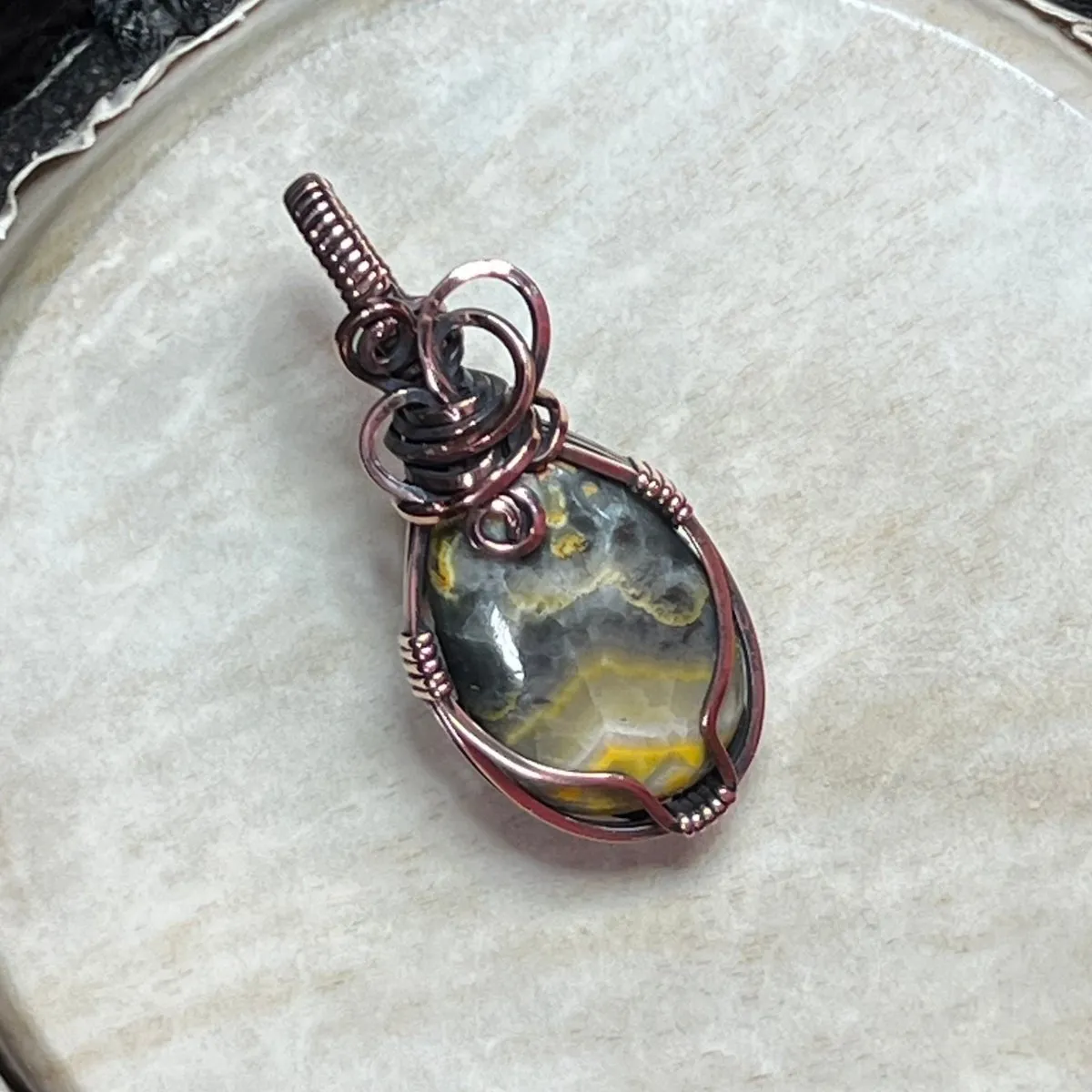 Bumblebee Jasper Pendant