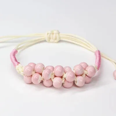 Ceramic hand made DIY Bracelets Artware Retro bracelet for woman