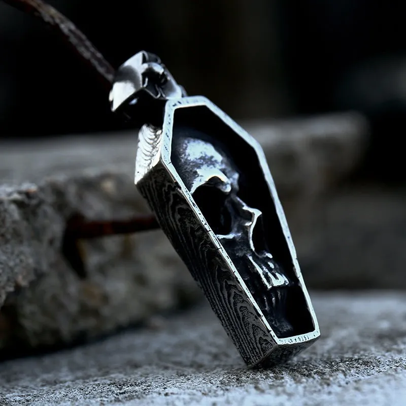 Dark Dynasty - Gothic Skull Titanium Steel Pendants by The Nevermore
